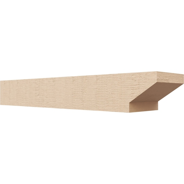 Ekena Millwork 6in. W x 4in. H x 28in. L Clemmons Woodgrain TimberThane Rafter Tail, Primed Tan RFTUR06X04X28CLERCPR - main